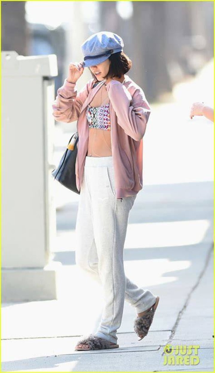 Vanessa Hudgens flashing her abs