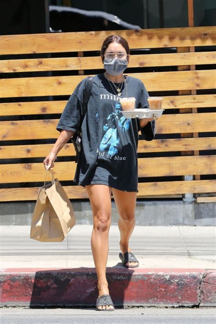 Vanessa Hudgens with a food plate