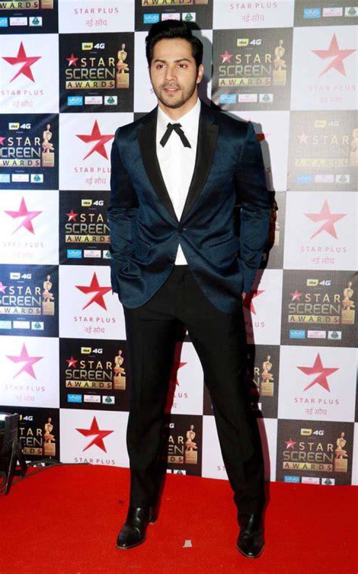 Varun Dhawan during Screen Awards 2014