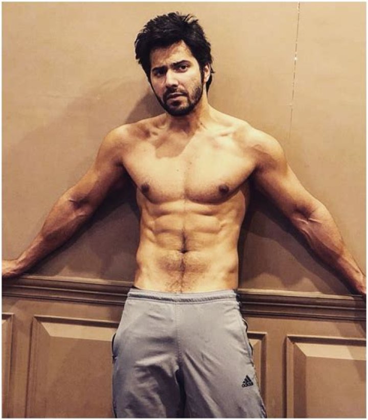 Varun Dhawan shirtless