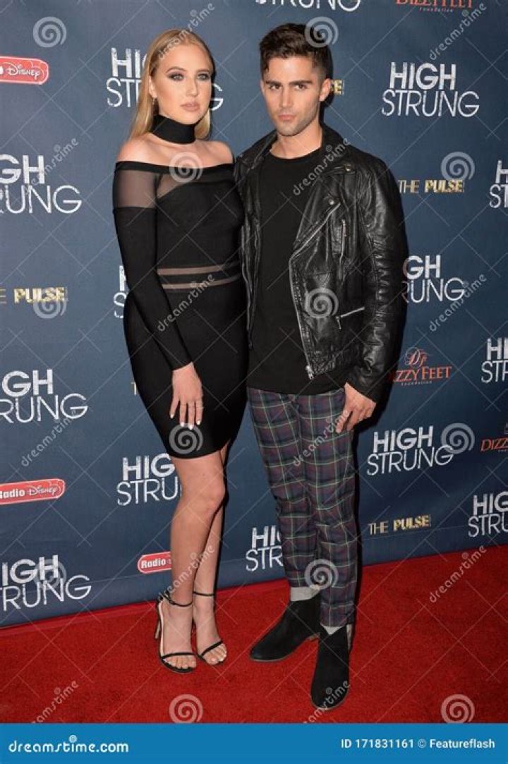 Veronica Dunne and Max Ehrich at the 43rd Annual Daytime Emmy Awards in May 2016