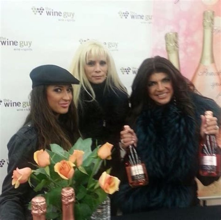 Victoria Gotti celebrating the taping of an episode of RHONJ
