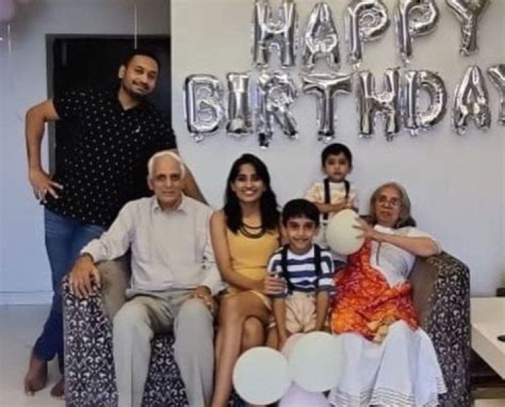 Vineeta Singh with her family, as seen in December 2021