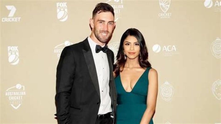 Vini Raman and Glenn Maxwell as seen smiling together in 2020