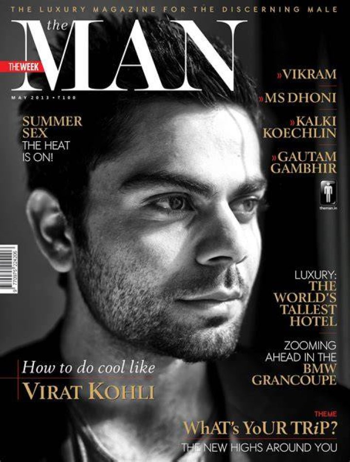 Virat Kohli Magazine Cover