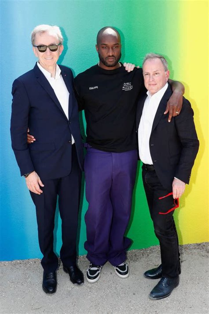 Virgil Abloh (Left) with Michael Rock at Columbia GSAPP in February 2017