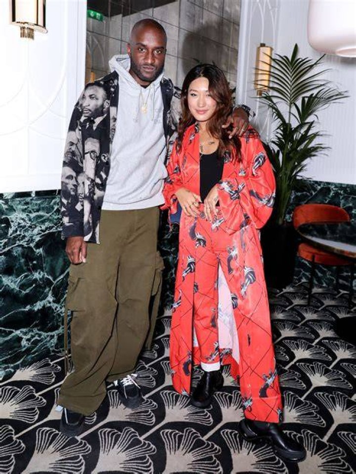 Virgil Abloh with Peggy Gou in July 2018