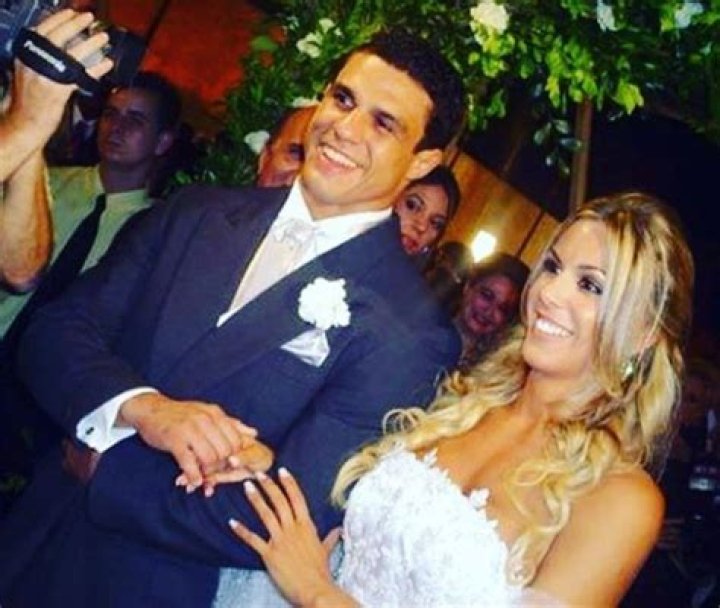 Vitor Belfort and Joana Prado, as seen in June 2021