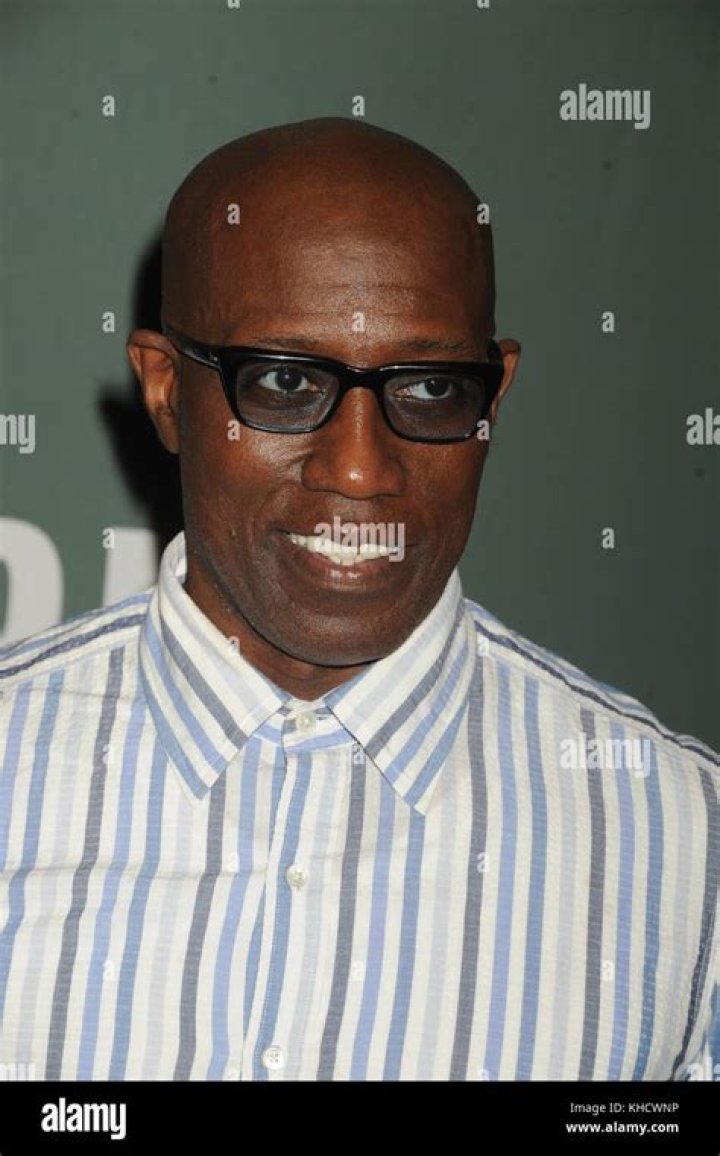 Wesley Snipes with his book "Talon of God" released in 2017