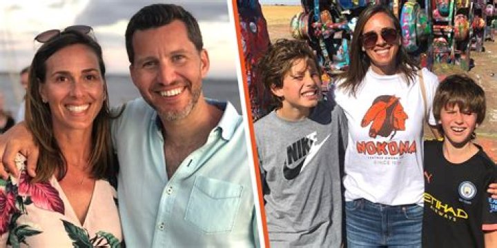 Will Cain with his family as seen in May 2020