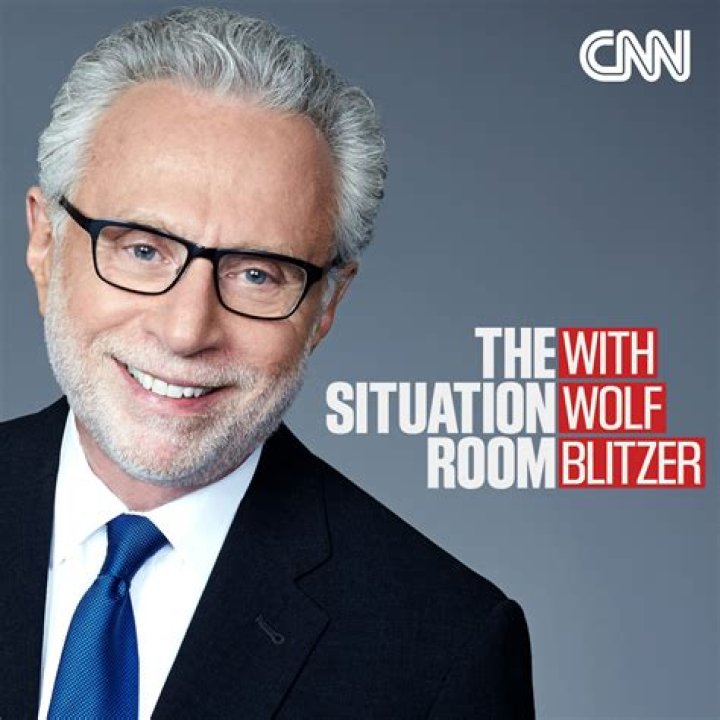 Wolf Blitzer as seen while smiling in a picture in June 2017