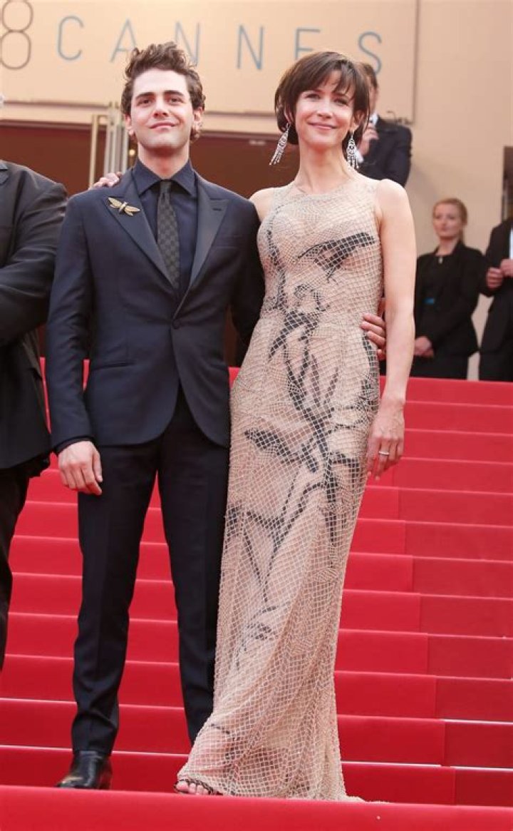 Xavier Dolan and Sophie Marceau at the Cannes Film Festival in 2015