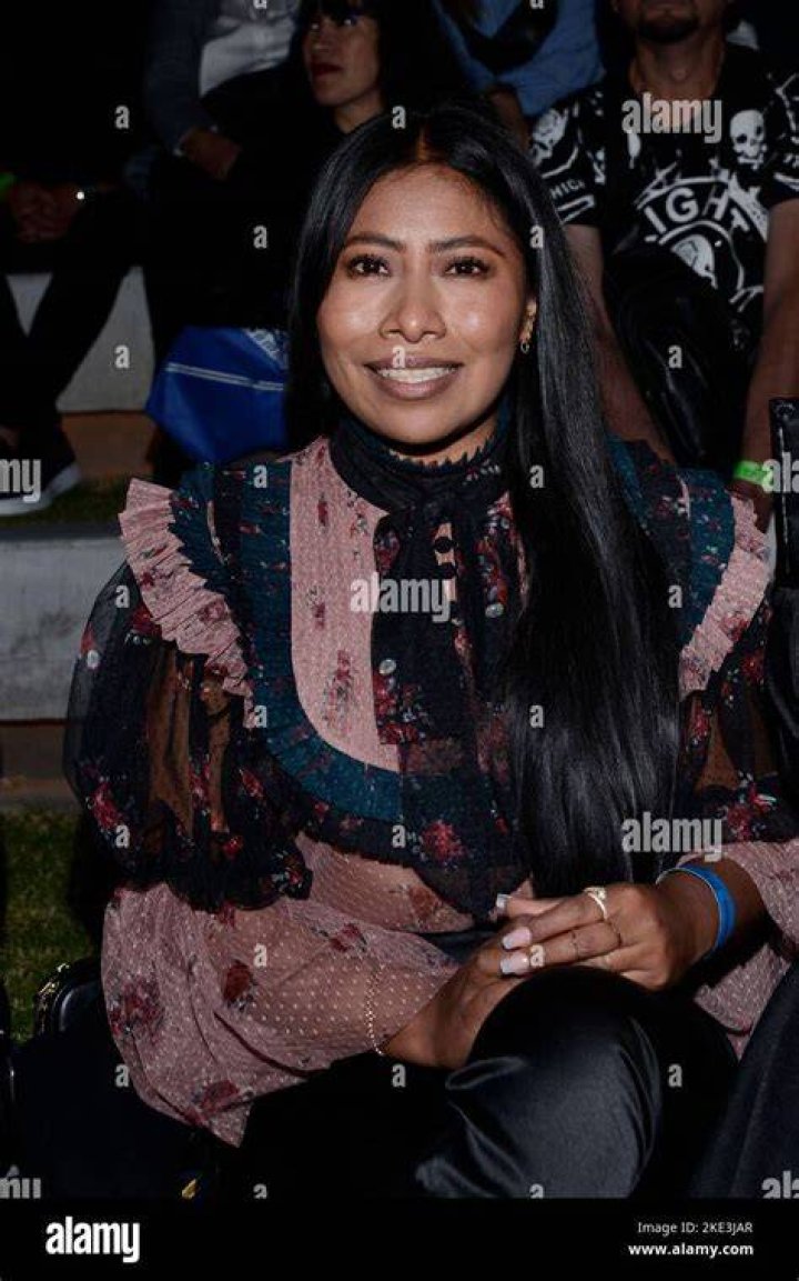 Yalitza Aparicio during an event in December 2018