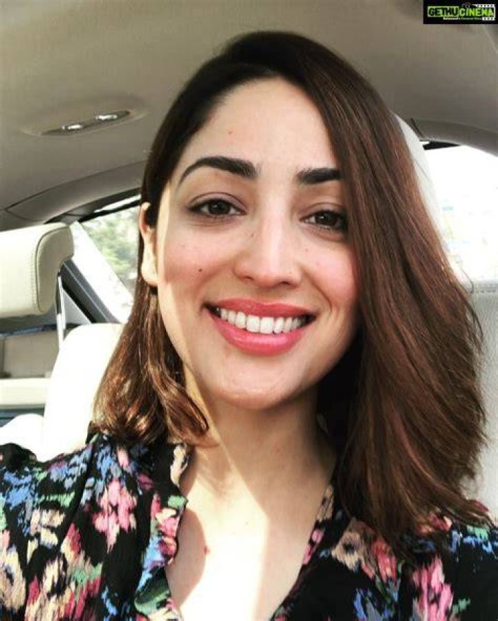 Yami Gautam in an Instagram selfie as seen in April 2018