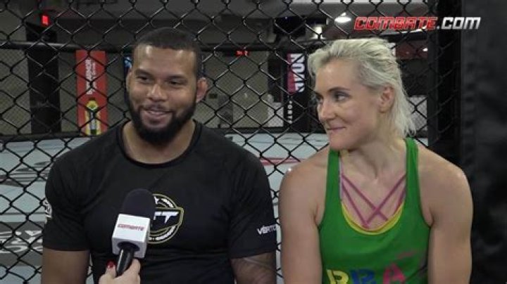 Yana Kunitskaya and Thiago Santos, as seen in July 2021