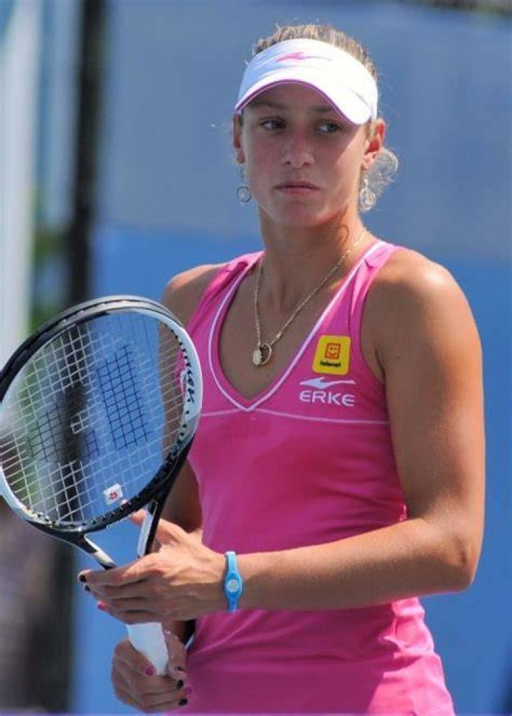 Yanina Wickmayer as seen in a picture taken durign the WMQ22 on June 21, 2022