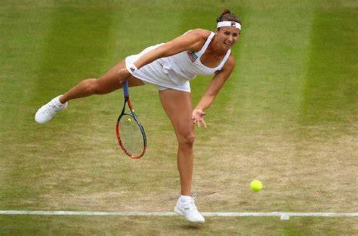 Yaroslava Shvedova in a beautiful dress