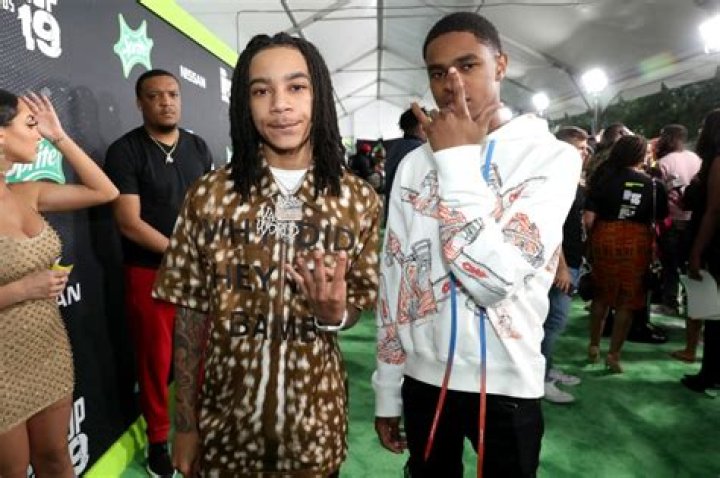 YBN Almighty Jay (Left) and Lil Yachty as seen in July 2018