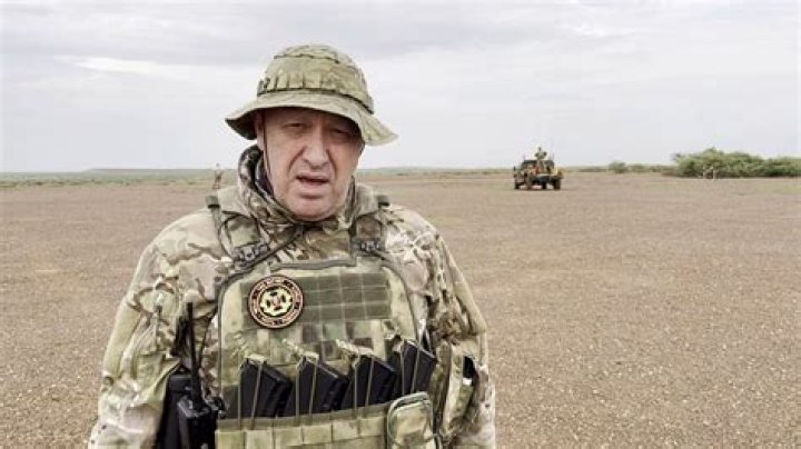 Yevgeny Prigozhin as seen in a picture that was taken after arriving at Ulyanovsk. June 2023