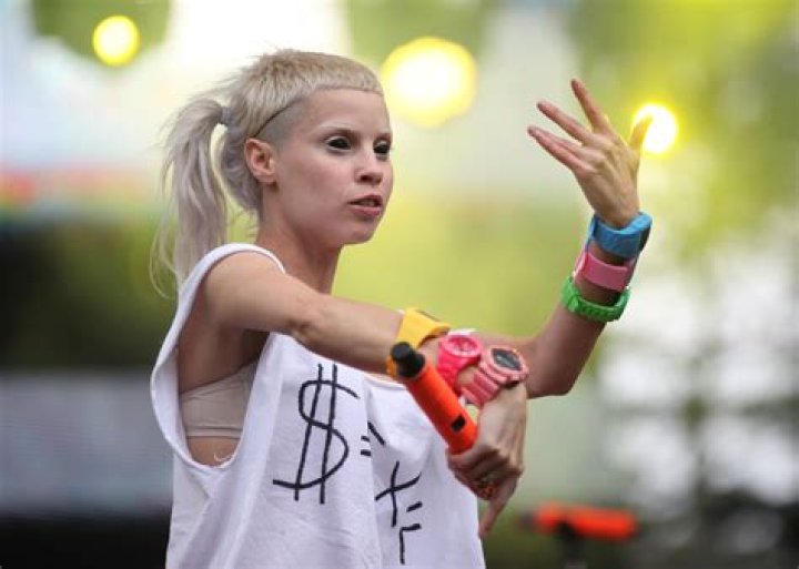 Yolandi Visser and Die Antwoord Ninja as seen in December 2012