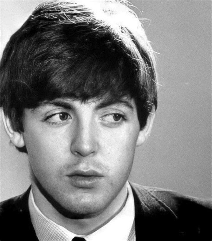 Young Paul McCartney as seen in 1964