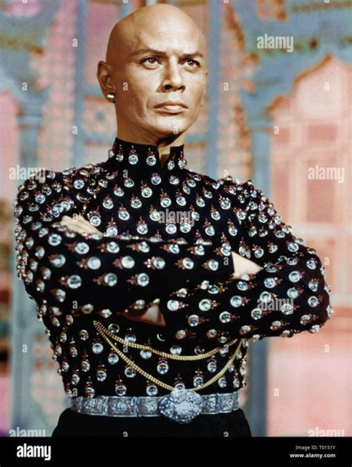 Yul Brynner as seen in a publicity press photo for the film 'The Magnificent Seven' (1960)