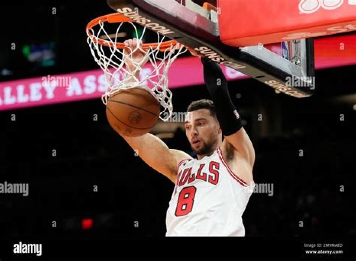 Zach Lavine during the 2022 NBA All-Star Weekend at the Rocket Mortgage FieldHouse in Cleveland on February 19