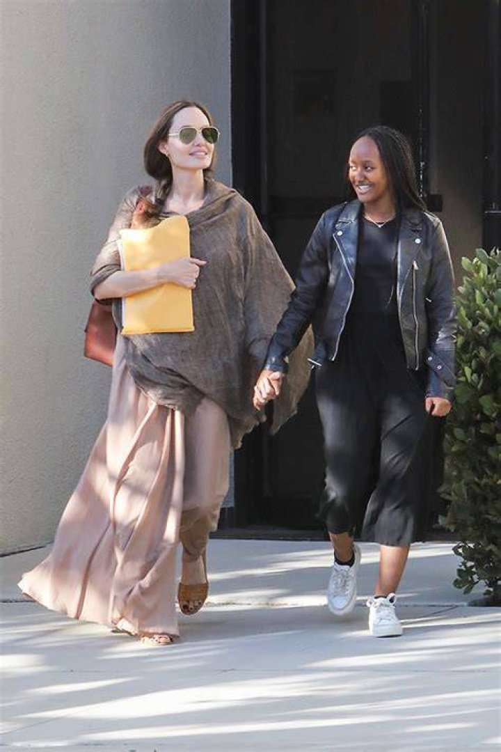 Zahara seen holding hands with Millie Bobby Brown in 2019