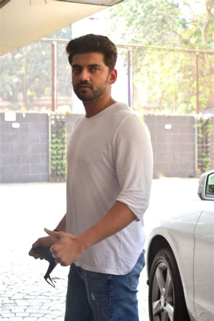 Zaheer Iqbal as seen in a selfie that was taken in the past