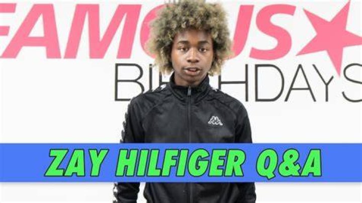 Zay Hilfiger as seen in a selfie that was taken in August 2021, in Los Angeles, California