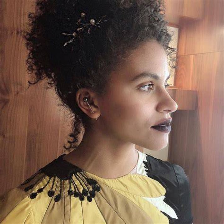 Zazie Beetz in an Instagram selfie as seen in August 2017
