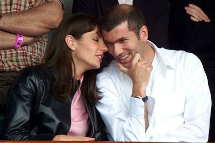 Zinedine Zidane and Veronique Zidane