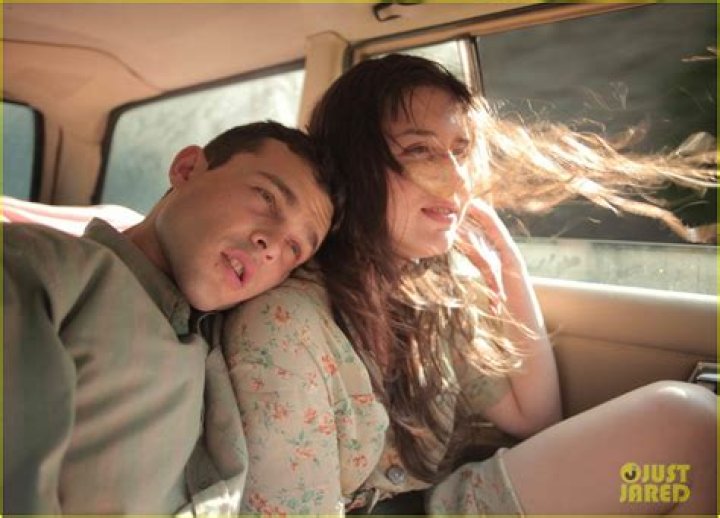 Zoë Worth and Alden Ehrenreich on the set of "Running Wild" in 2011